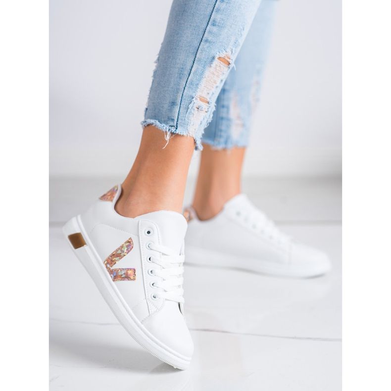 SHELOVET Tavaszi sportcipő fehér 1