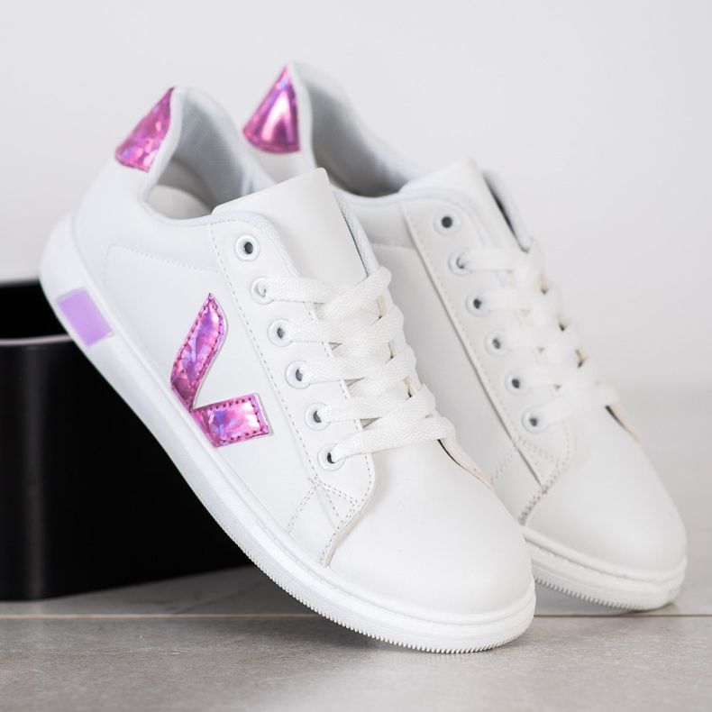 SHELOVET Tavaszi sportcipő fehér 1