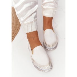 Női Brogues Maciejka Bőr csúszós arany 03512-25 aranysárga 2