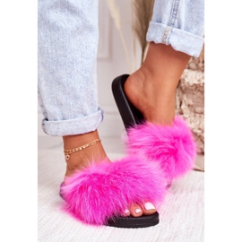 PS1 Női papucs szőrme Belmondo fukszia rózsaszín 2 PS1 Női papucs szőrme Belmondo fukszia rózsaszín 2