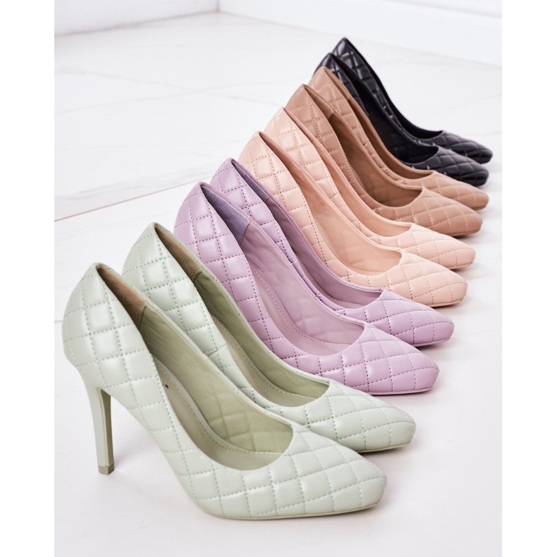 PS1 Elegáns bézs steppelt sarok Rosanna 1