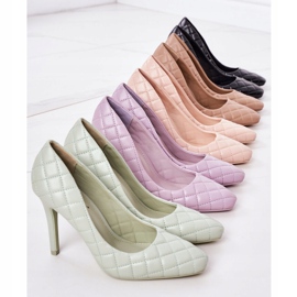 PS1 Elegáns lila steppelt stilettos Rosanna 1