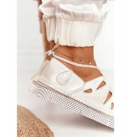 Női bőrcipő Maciejka bézs-arany 04449-25 aranysárga 1