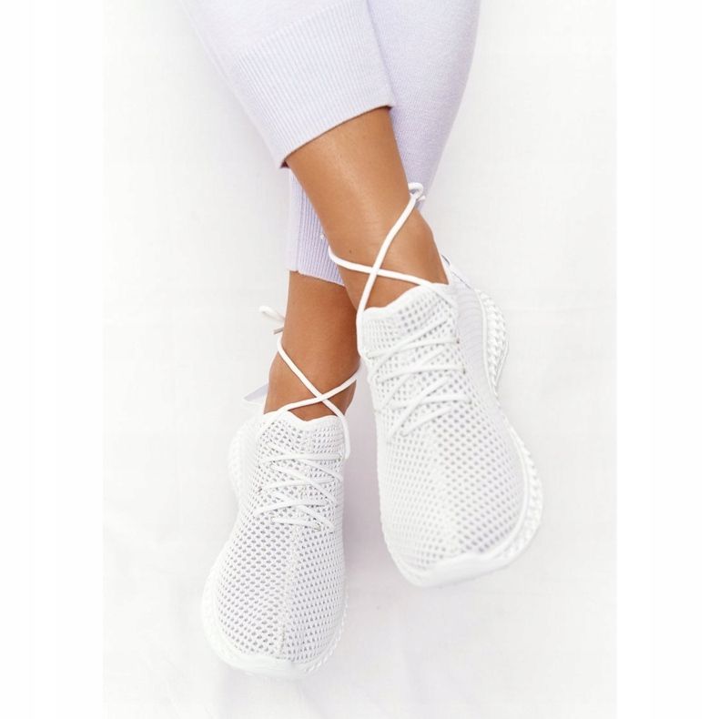 PS1 Női sportcipő csúszós fehér futás 1