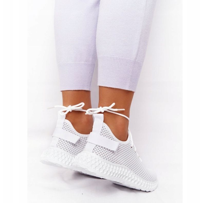 PS1 Női sportcipő csúszós fehér futás 2