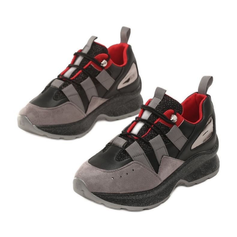 Vices Satuk 2230-1 Fekete 36 41 szürke sokszínű 1