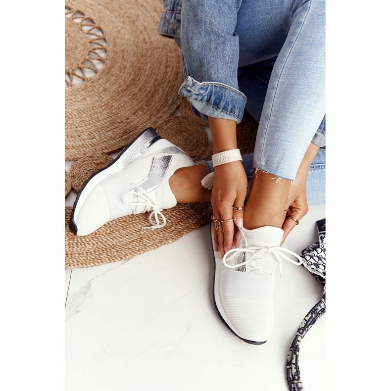 FB2 Női sportcipő Cipők Fehér és Ezüst Netta 2