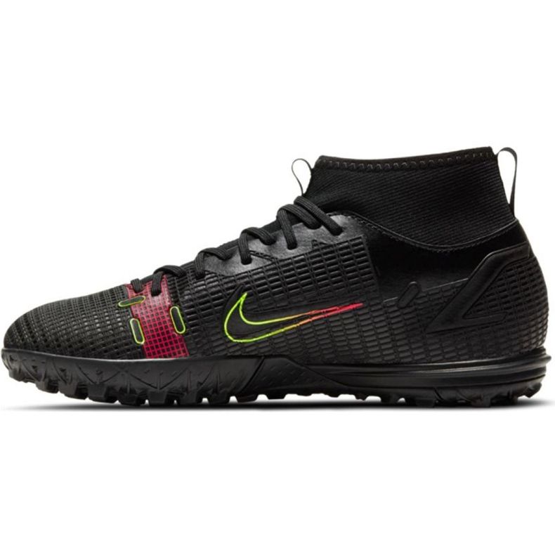 Nike Mercurial Superfly 8 Academy Tf Jr CV0789 090 futballcipő sokszínű fekete 2
