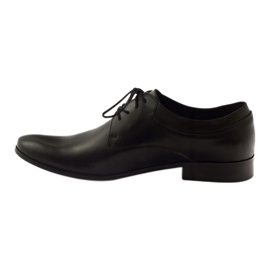 Bőr fekete formális cipő Badura 7549 2