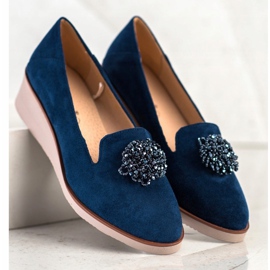 Elegáns urak VINCEZA díszítéssel sötétkék 2