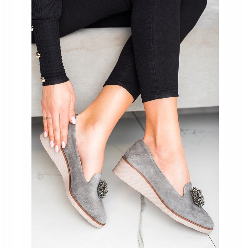 Elegáns urak VINCEZA díszítéssel szürke 1