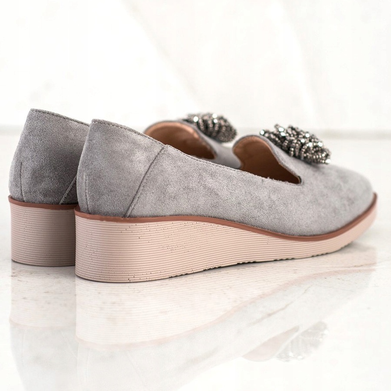 Elegáns urak VINCEZA díszítéssel szürke 2