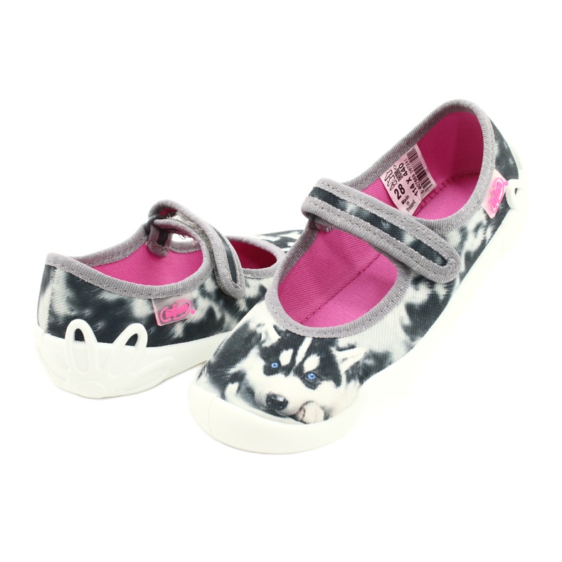 Befado gyermek papucs 114x440 színes kutya alkalmazás fehér 4