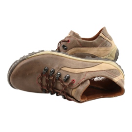 KENT Férfi túracipő 268K barna bézs 3