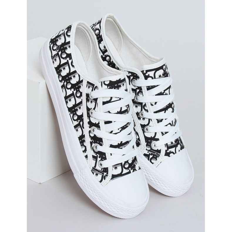 Fekete női női cipők XL30P Fekete fehér 1