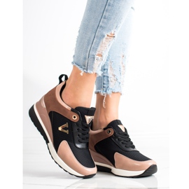 VINCEZA alkalmi cipők fekete rózsaszín sokszínű 1