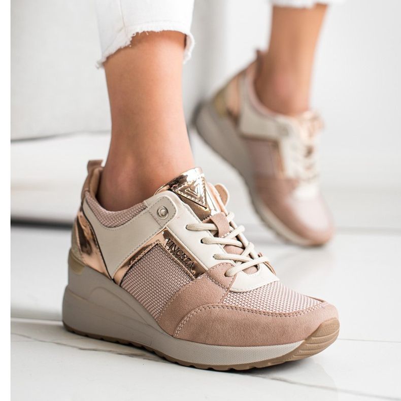 Stílusos VINCEZA cipők rózsaszín 1