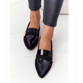 S.Barski Elegáns mokkaszinok S. Barski Premium Suede Black fekete 1