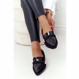 S.Barski Elegáns mokkaszinok S. Barski Premium Suede Black fekete 2