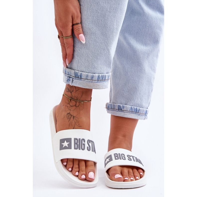 Női papucs Big Star FF274A199 Fehér 1