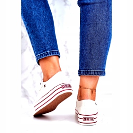 Női cipők Big Star White GG274140 fehér 4