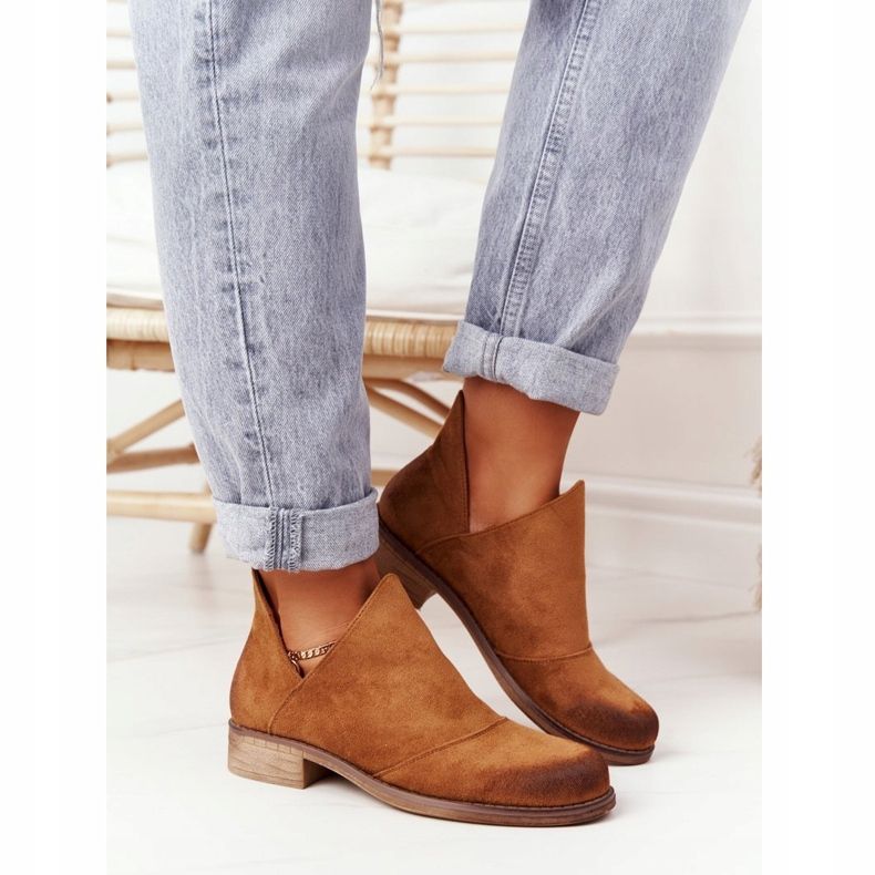 PS1 Camel Hillary női csizma kivágással barna 1