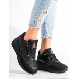 SHELOVET Klasszikus fekete cipők 2