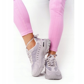 PS1 Női cipők nagy talpú szürke jó hangulatban 2