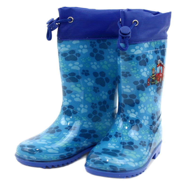 American Club Amerikai kék tűzoltó Galoshes KAL04 piros 1