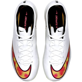 Nike Mercurial Victory V Fg Jr 651634 170 futballcipő fehér fehér 1