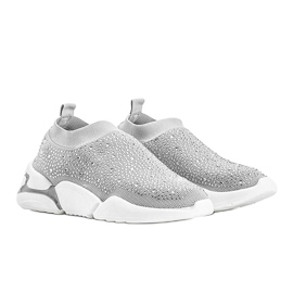 Eva ezüst csúszós sportcipő 1