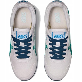 Asics Tiger Runner Gs fehér és kék 1204A015 100 gyermekcipő sokszínű 1