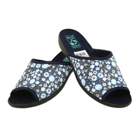 Adanex Tęg virágpapucs. G1 / 2 18760 sötétkék kék 4