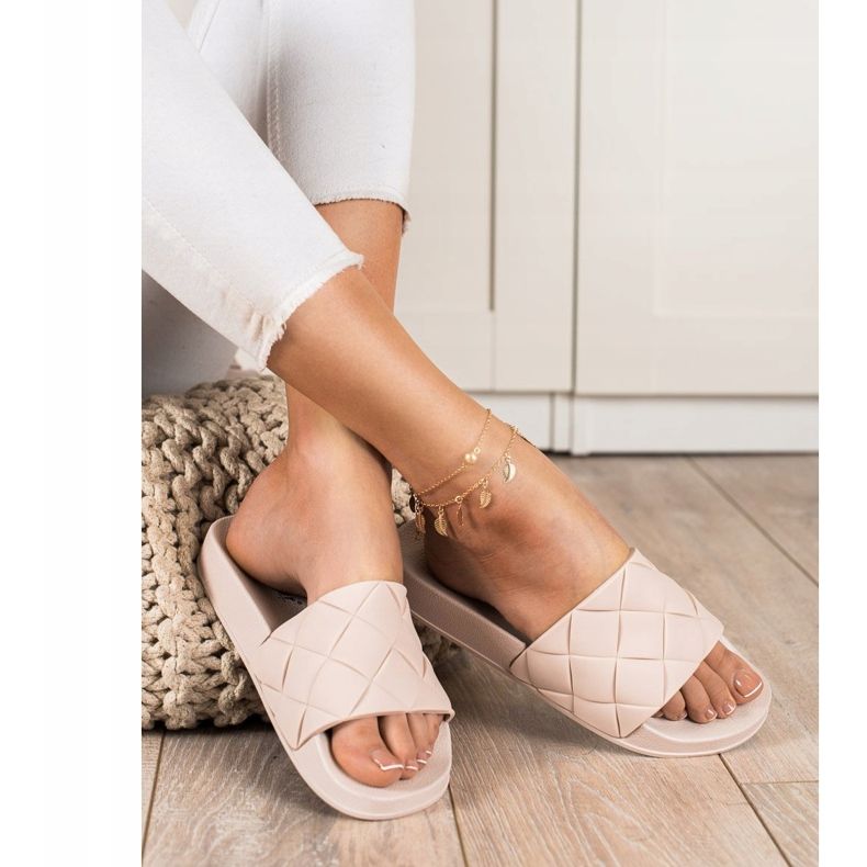 Seastar Kényelmes gumi papucs bézs 1