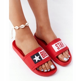 Női papucs Big Star Red DD274A267 piros 2