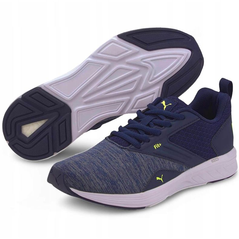 Gyermekcipő Puma Nrgy Comet sötétkék 190675 17 zöld 2