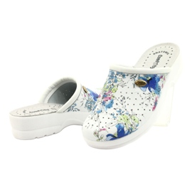 Fehér Comfooty Alessia papucs sokszínű 3