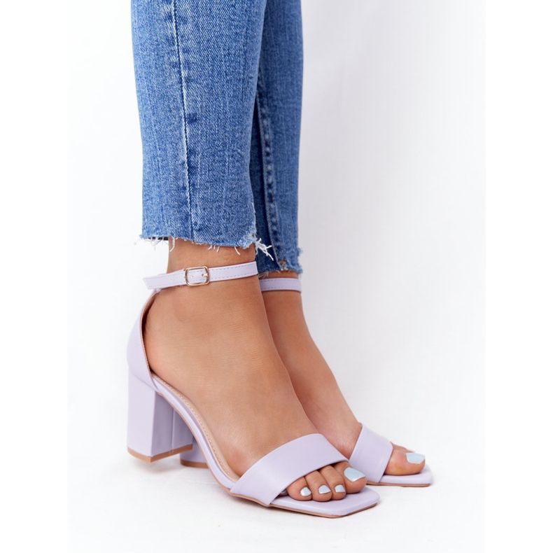 PS1 Szandálok Magas sarkú Ibolya Született így 1