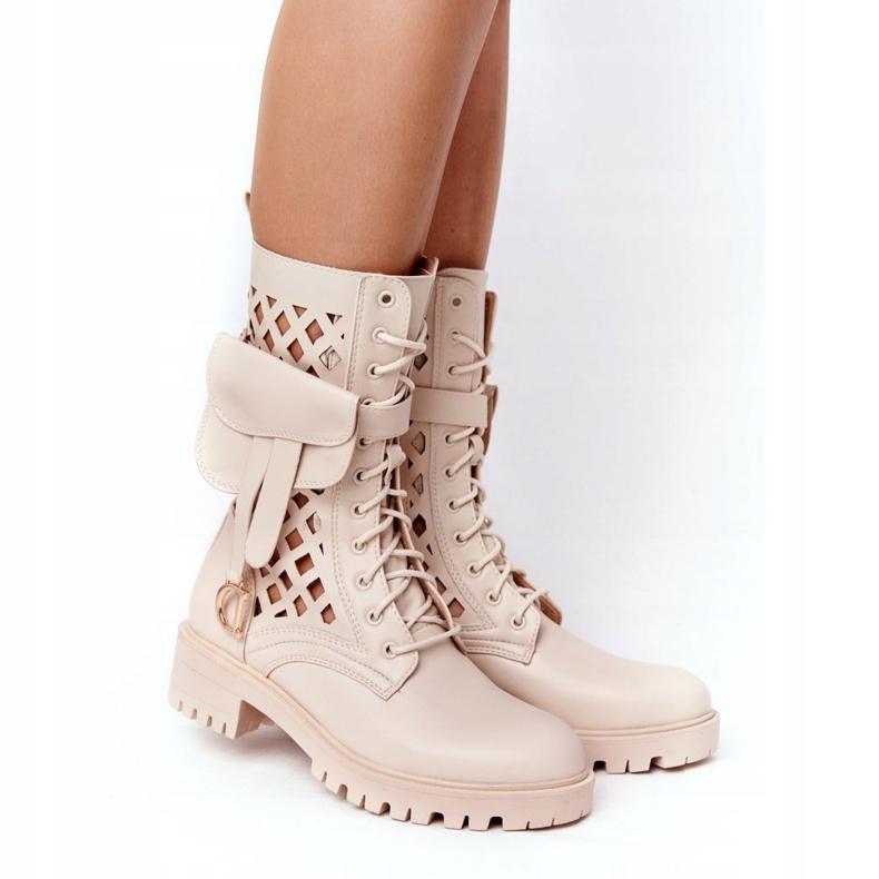 PS1 Áttört csizma vesével Beige Rock Star bézs 2 PS1 Áttört csizma vesével Beige Rock Star bézs 2