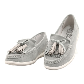 Evento Női cipők, Velúrbőr karimákkal, Szürke Batist 1