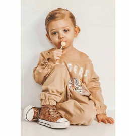 FRROCK Gyerekcipők High Shiny Golden Ally aranysárga 1