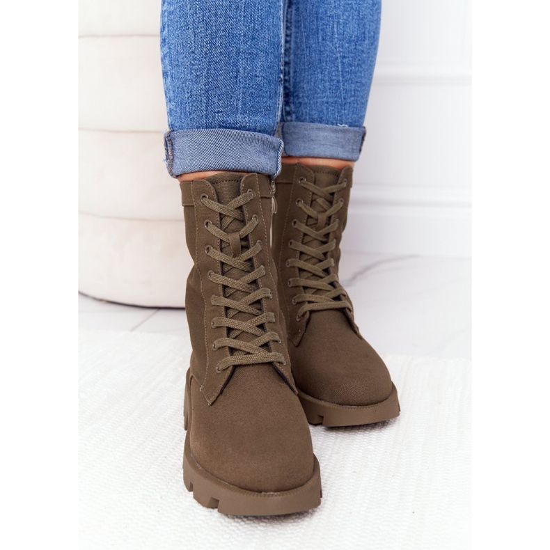 Női zöld Haley munkáscsizma 1 Női zöld Haley munkáscsizma 1