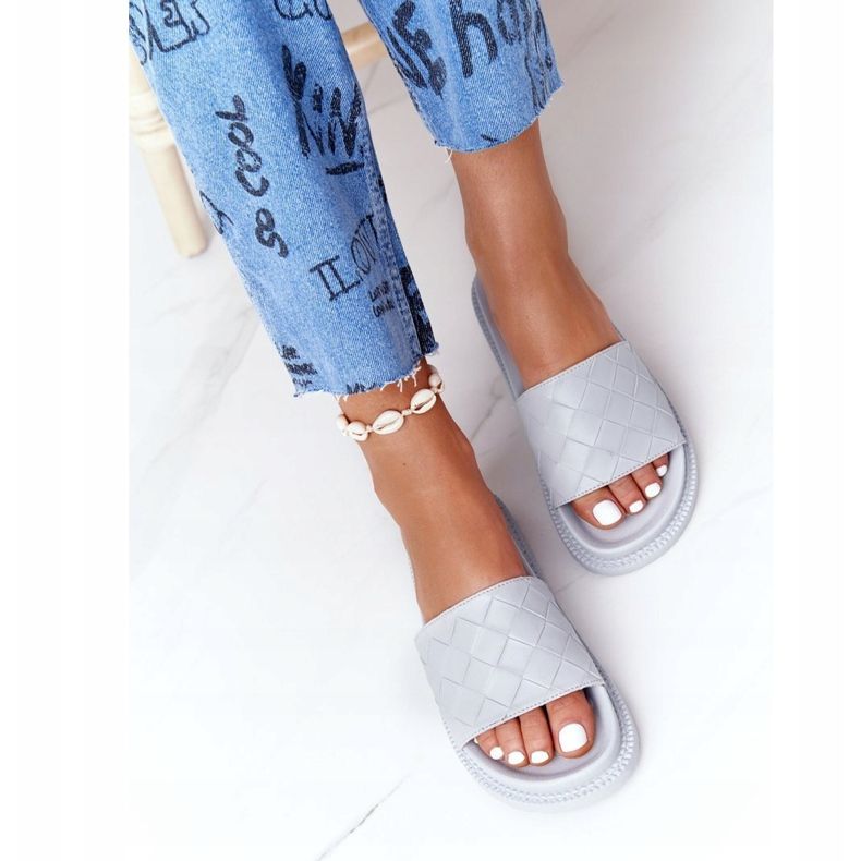 Big Star Női papucs a nagy csillagon HH274688 szürke platform 1 Big Star Női papucs a nagy csillagon HH274688 szürke platform 1