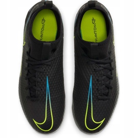 Nike Phantom Gt Academy Df FG / MG Junior CW6694 090 futballcipő fekete fekete 1