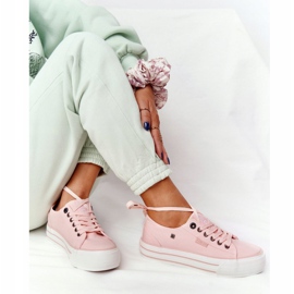 Női cipők Big Star HH274058 Pink rózsaszín 1