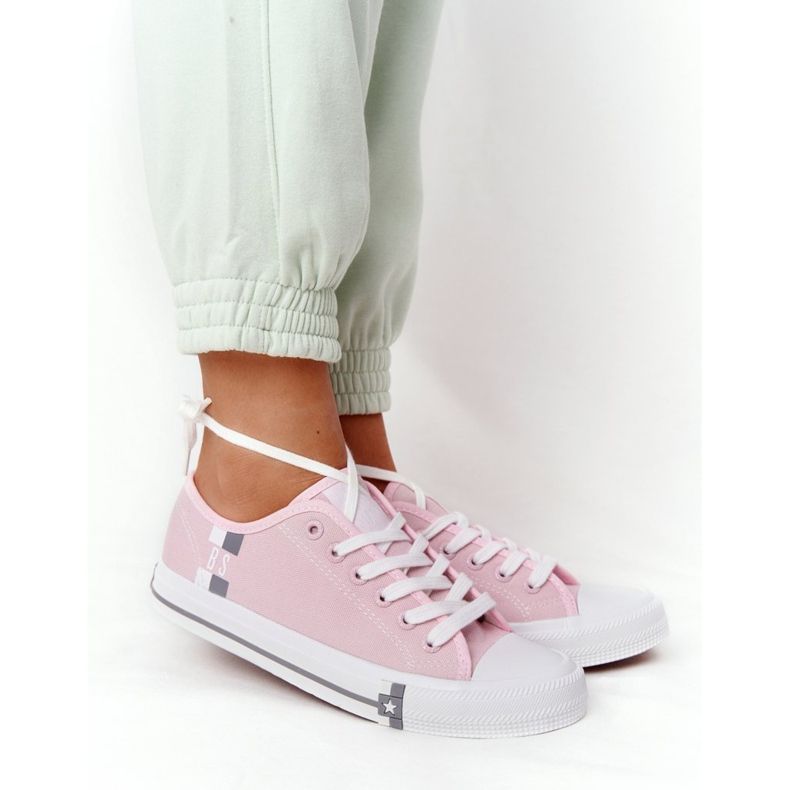 Klasszikus női cipők Big Star HH274110 Világos rózsaszín 1