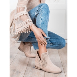 S. BARSKI Tavaszi csizma kivágott S.BARSKI -val barna 1