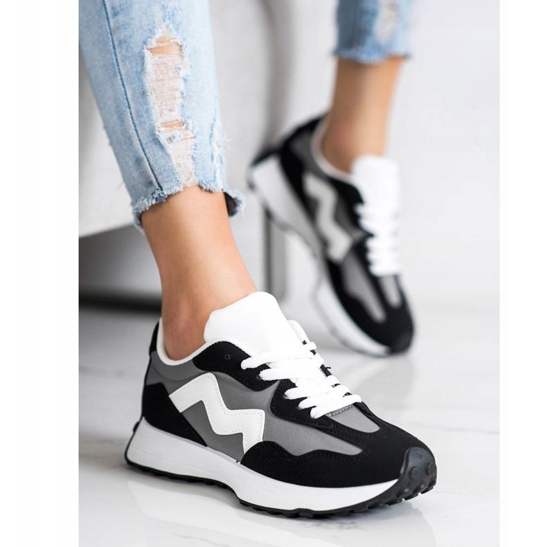 SHELOVET Alkalmi cipők fekete 2