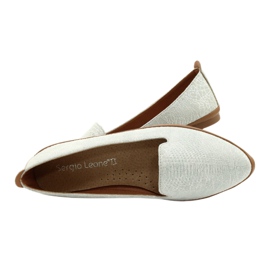 Sergio Leone ezüstszürke balerinacipő MK700 4