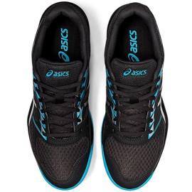 Asics Upcourt 4 fekete -kék férfi röplabda cipő 1071A053 020 1